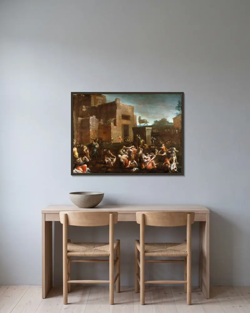 Rzeź niewiniątek, Giuseppe Maria Crespi w ramie na ścianie