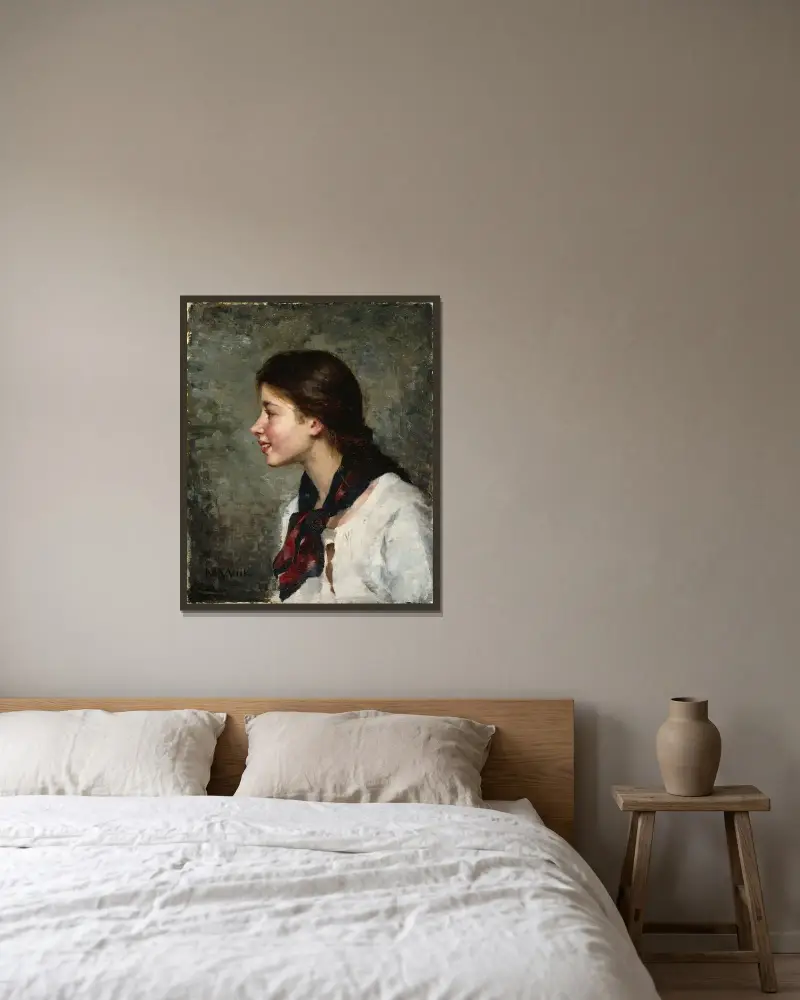 Elsa av Maria Wiik inramad på en vägg