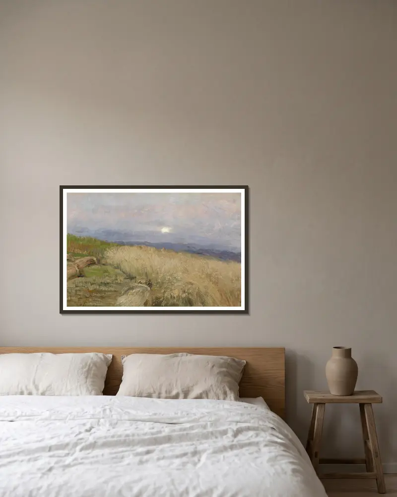 Abend von Marie Egner gerahmt an einer Wand
