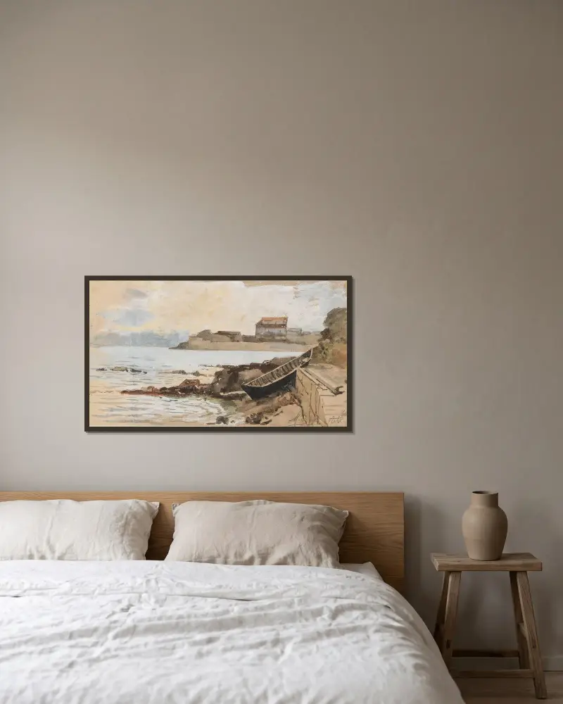 Arbe – Nr. 1 von Marie Egner gerahmt an einer Wand