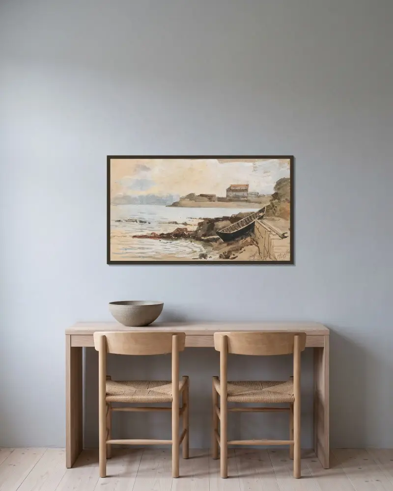 Arbe – Nr. 1 von Marie Egner gerahmt an einer Wand