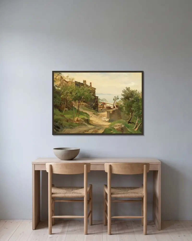 U Terstu, Marie Egner v rámu na stěně