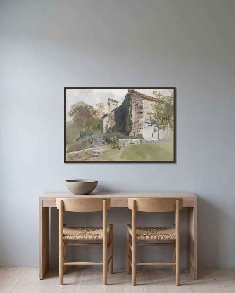Volos, Marie Egner v rámu na stěně