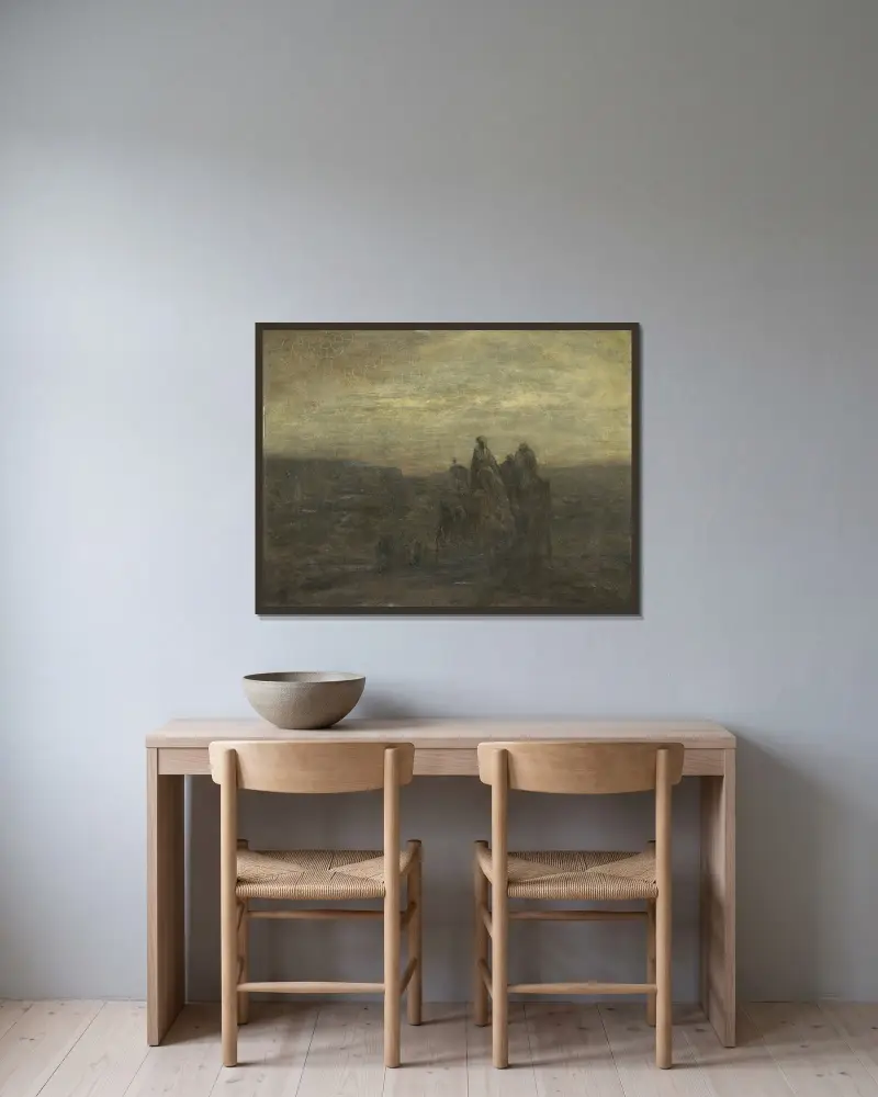 Karavana, Marius Bauer v rámu na stěně