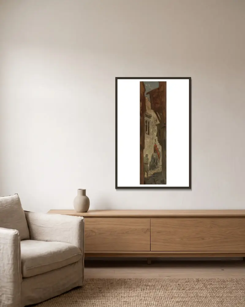 Orental Street von Marius Bauer gerahmt an einer Wand