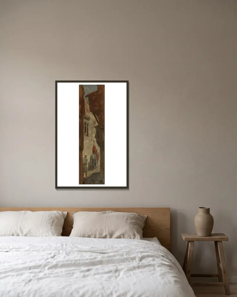 Orental Street von Marius Bauer gerahmt an einer Wand