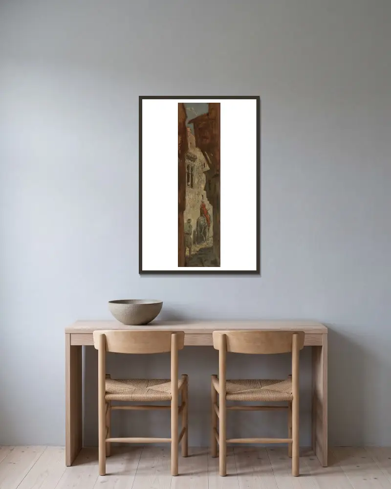 Orental Street von Marius Bauer gerahmt an einer Wand