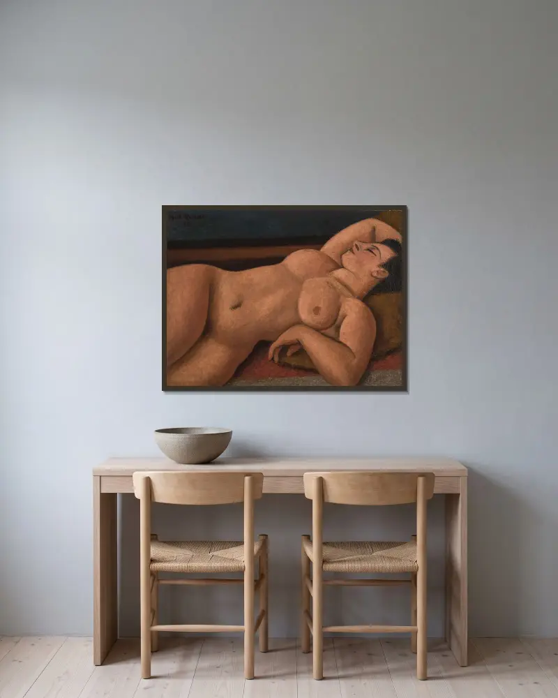 Akt von Mark Gertler gerahmt an einer Wand