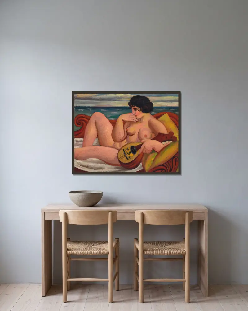 Sonaten, Mark Gertler v rámu na stěně