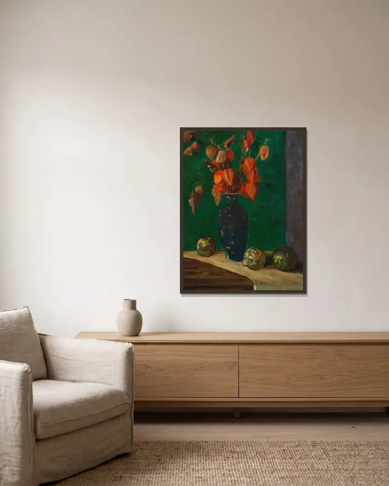Zimní třešně, Mark Gertler v rámu na stěně