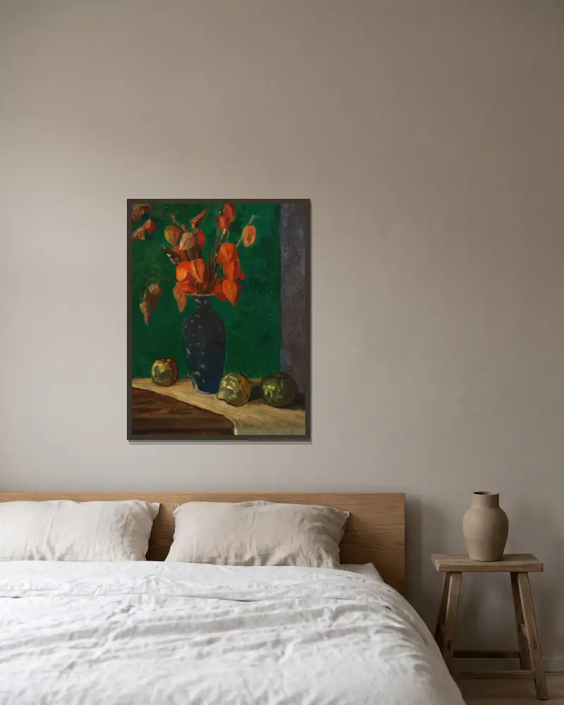 Zimní třešně, Mark Gertler v rámu na stěně