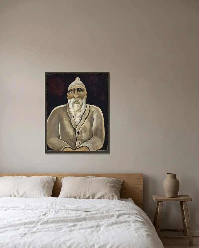 Albert Pinkham Ryder von Marsden Hartley gerahmt an einer Wand