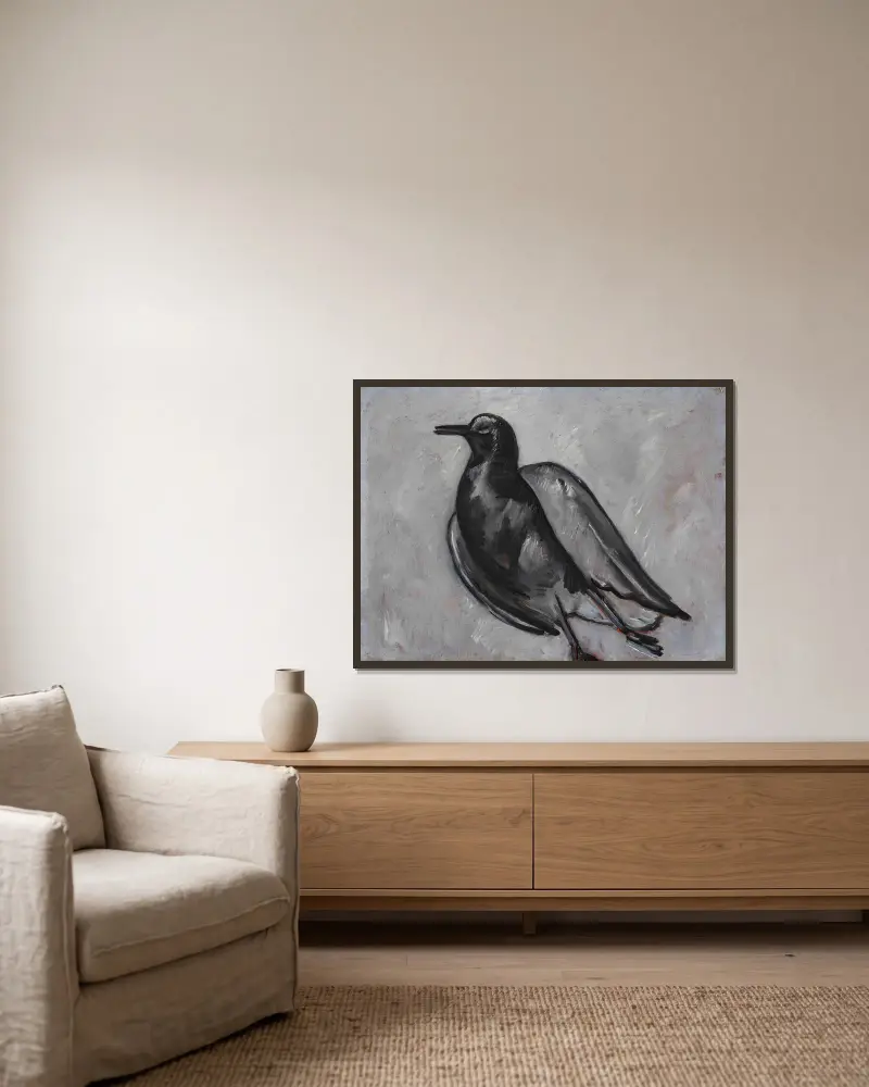Gull, Marsden Hartley v rámu na stěně