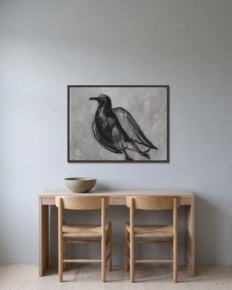 Gull, Marsden Hartley v rámu na stěně