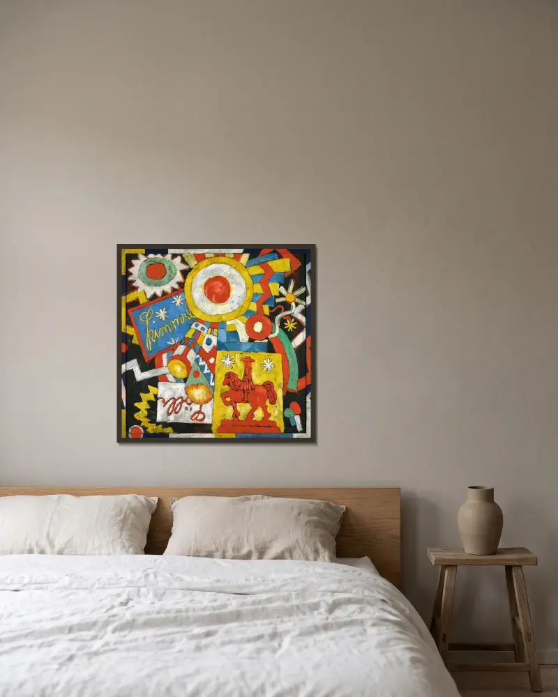 Himmel Sky Object von Marsden Hartley gerahmt an einer Wand