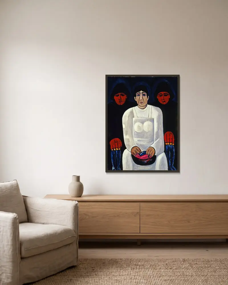 Die verlorene Felice von Marsden Hartley gerahmt an einer Wand