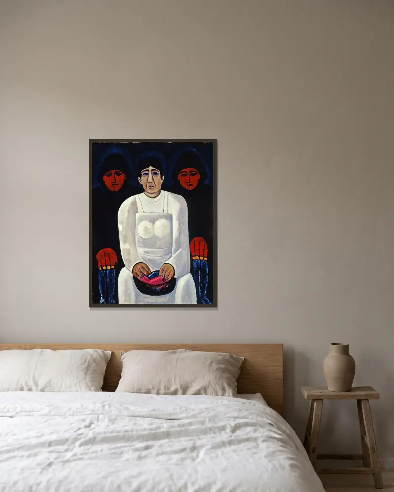 Die verlorene Felice von Marsden Hartley gerahmt an einer Wand