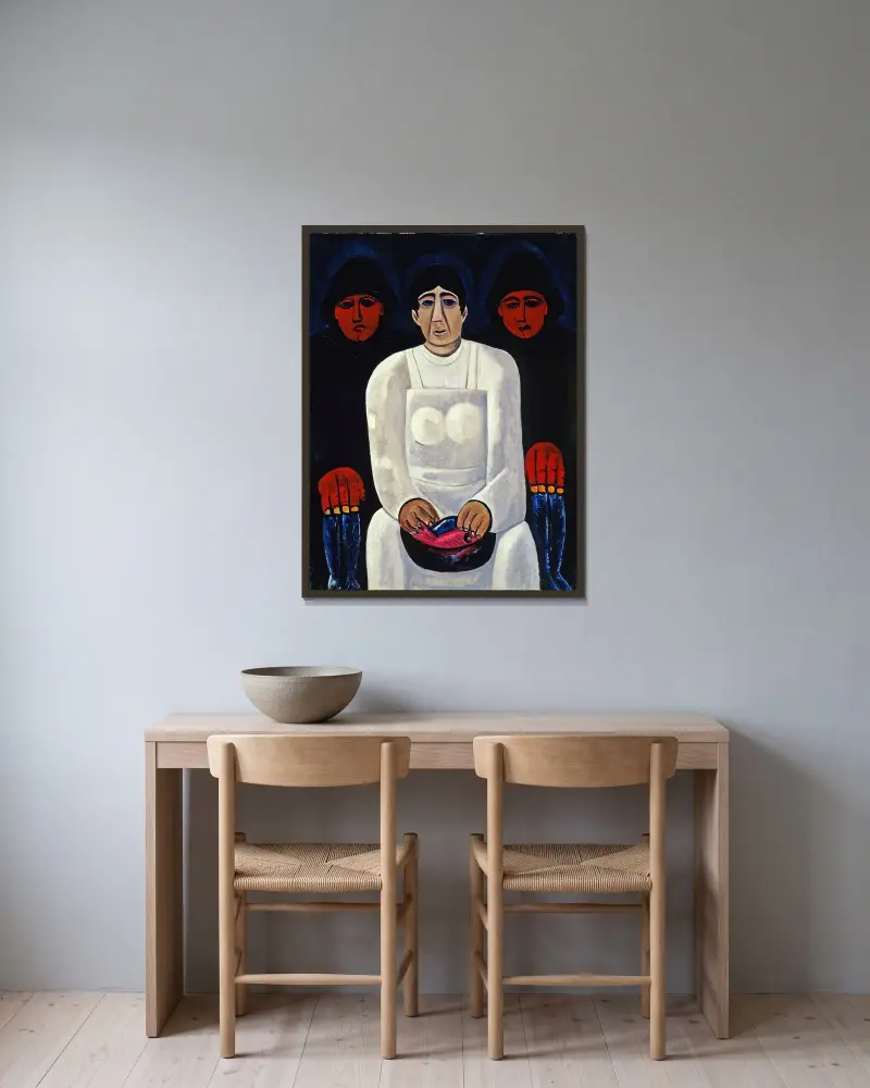 Die verlorene Felice von Marsden Hartley gerahmt an einer Wand