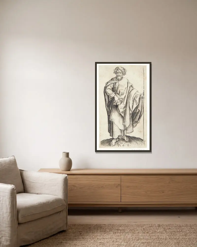 Apostoł Tomasz, Martin Schongauer w ramie na ścianie