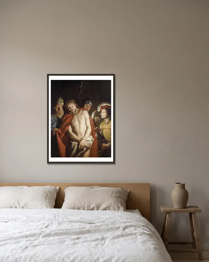 Ecce Homo, Matthias Stom v rámu na stěně
