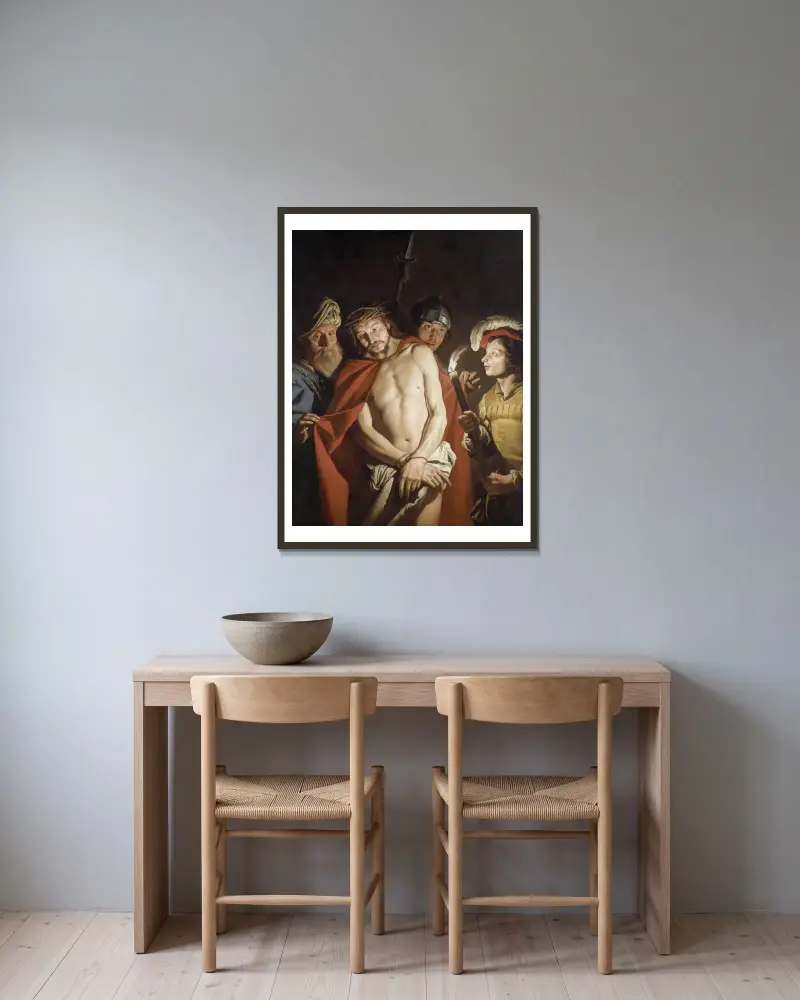 Ecce Homo, Matthias Stom v rámu na stěně