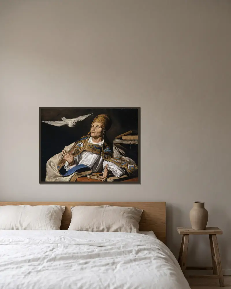 Svatý Řehoř, Matthias Stom v rámu na stěně