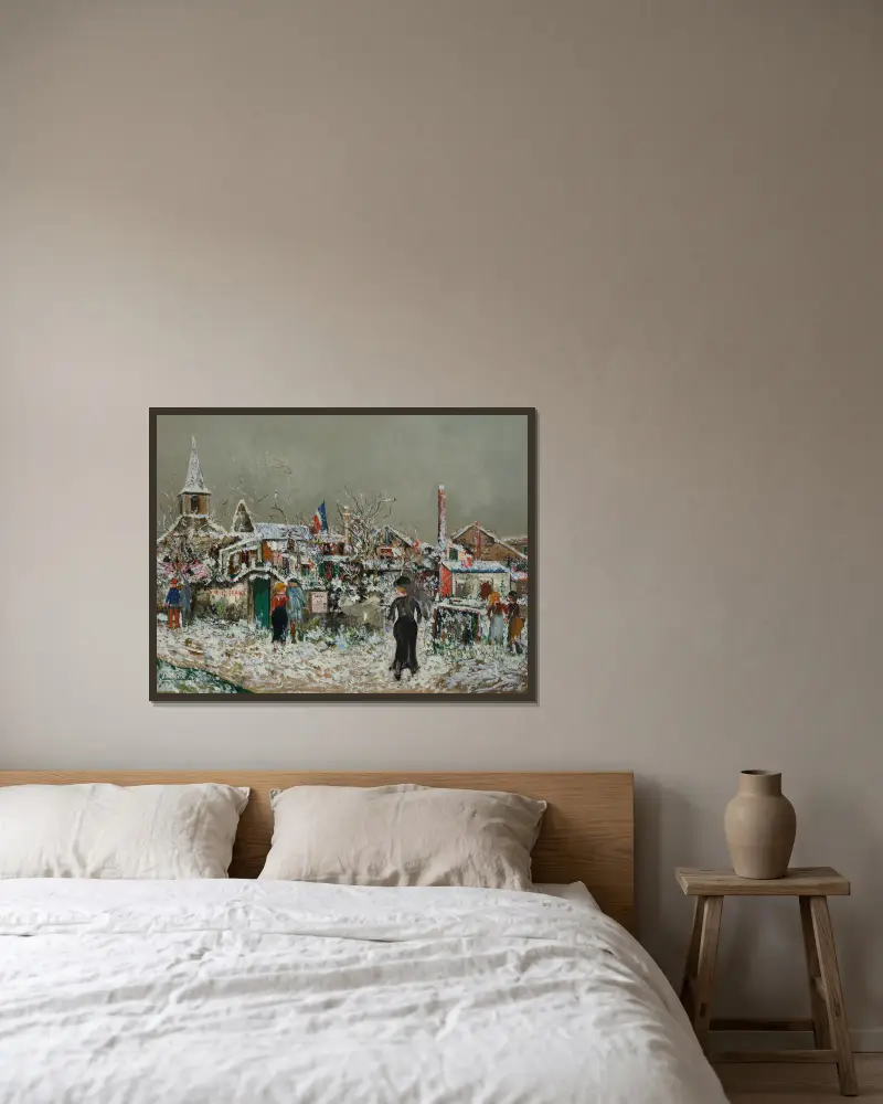 Gmina Maixe (Meurthe-et-Moselle), Maurice Utrillo w ramie na ścianie