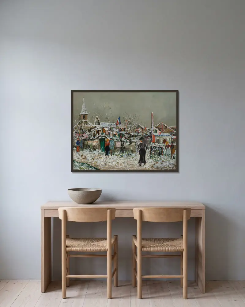 Gmina Maixe (Meurthe-et-Moselle), Maurice Utrillo w ramie na ścianie