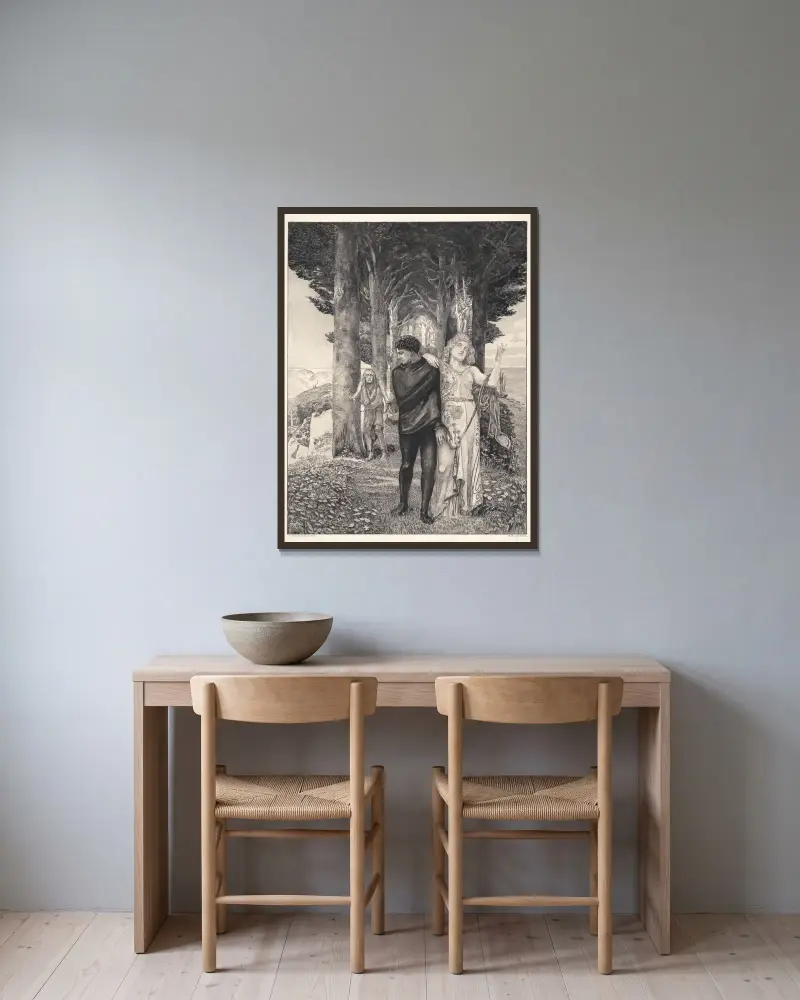 Génius (umělec), Max Klinger v rámu na stěně