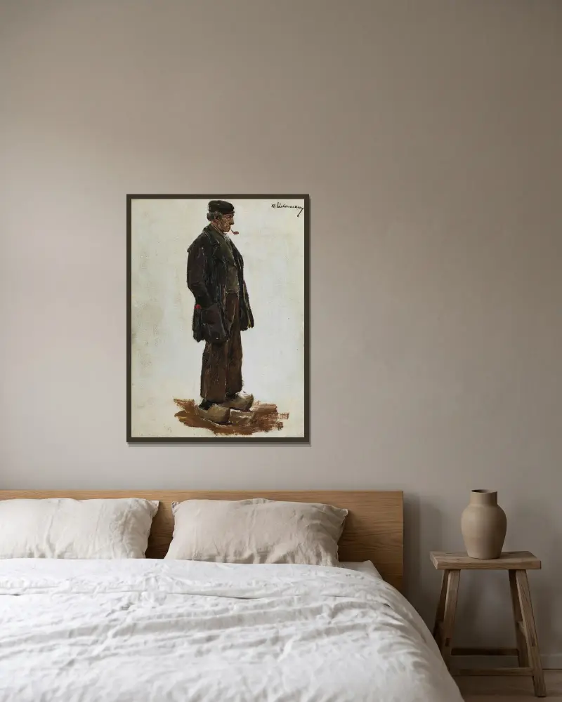 Bauer Studie av Max Liebermann inramad på en vägg