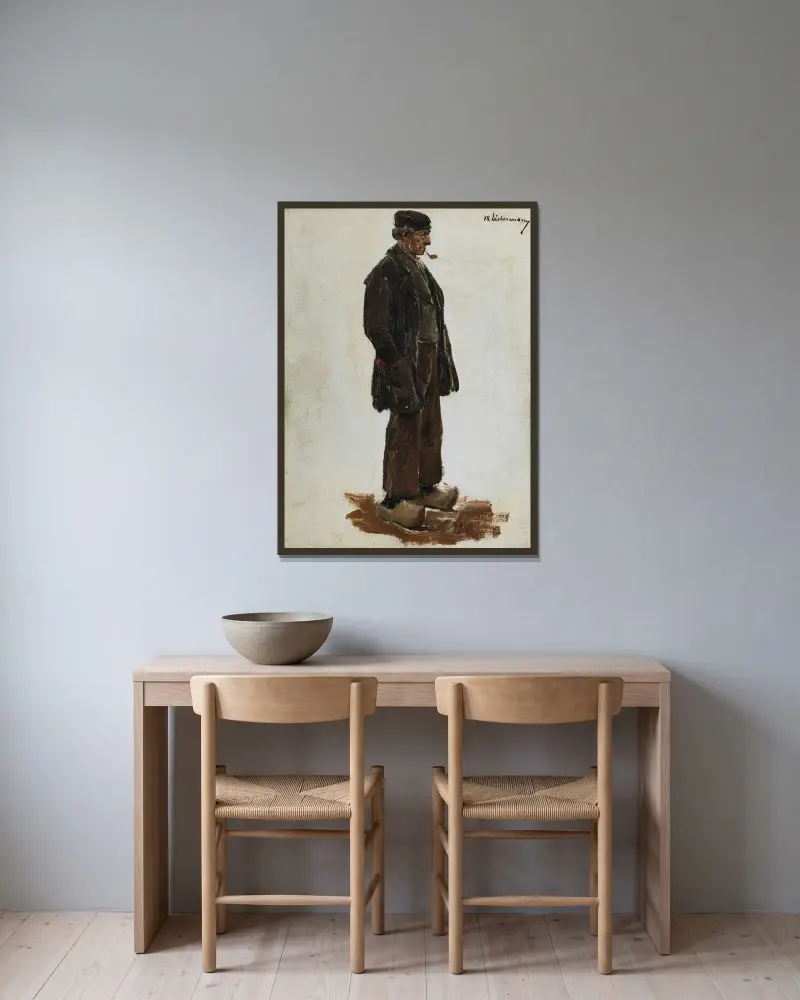 Bauer Studie av Max Liebermann inramad på en vägg