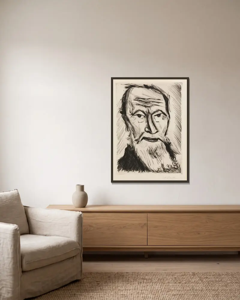 Ein Friese, Hermann Max Pechstein v rámu na stěně