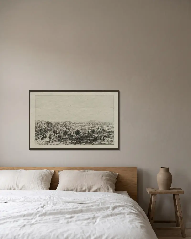 Bastion 49 von Maxime Lalanne gerahmt an einer Wand