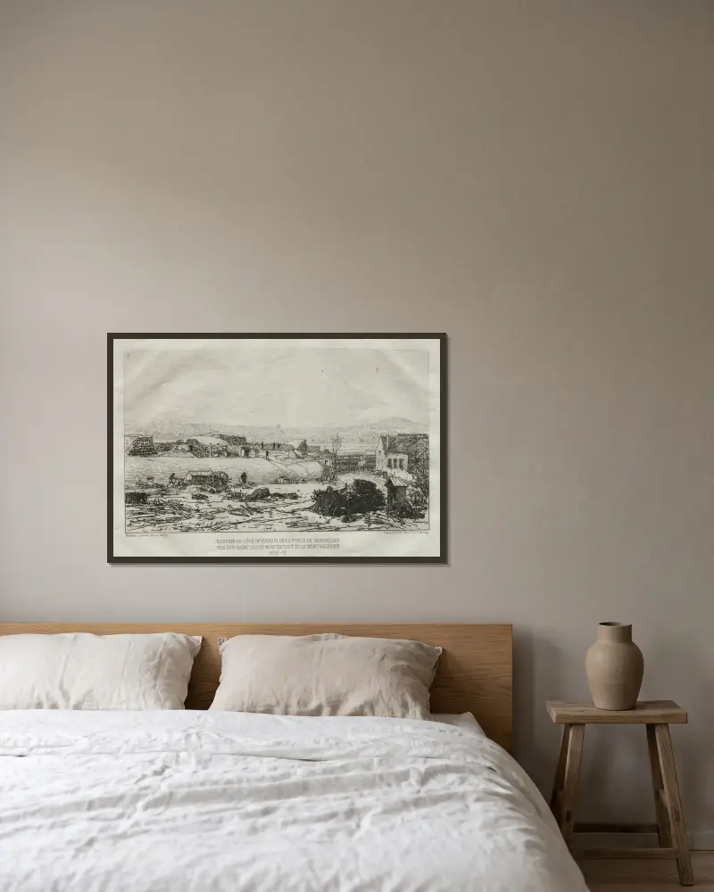 Bastion 66 von Maxime Lalanne gerahmt an einer Wand