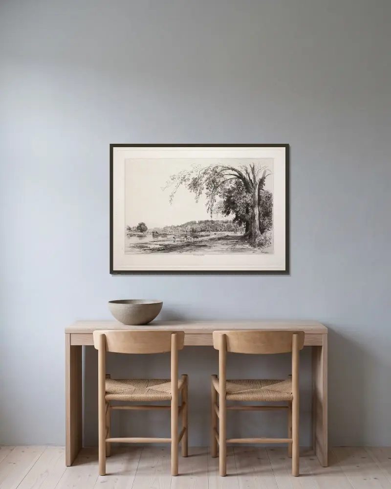 Richmond von Maxime Lalanne gerahmt an einer Wand