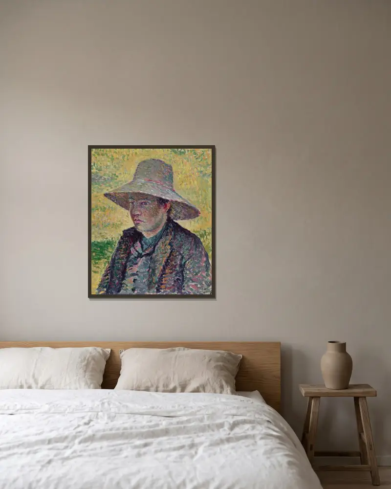 Rodolphe Pissarro, Maximilien Luce v rámu na stěně