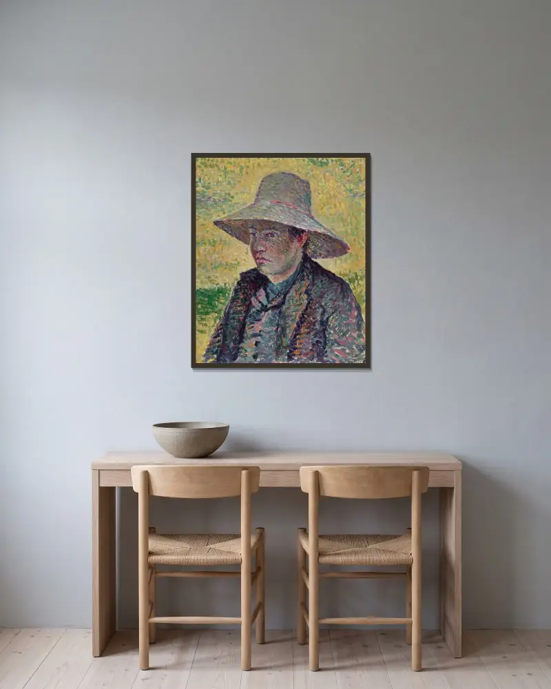 Rodolphe Pissarro, Maximilien Luce v rámu na stěně