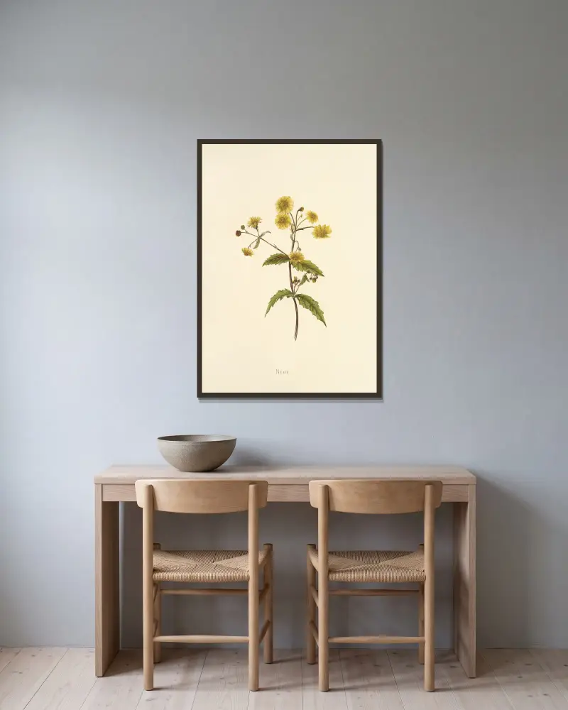 Nehe von Isabella McHutcheson Sinclair gerahmt an einer Wand