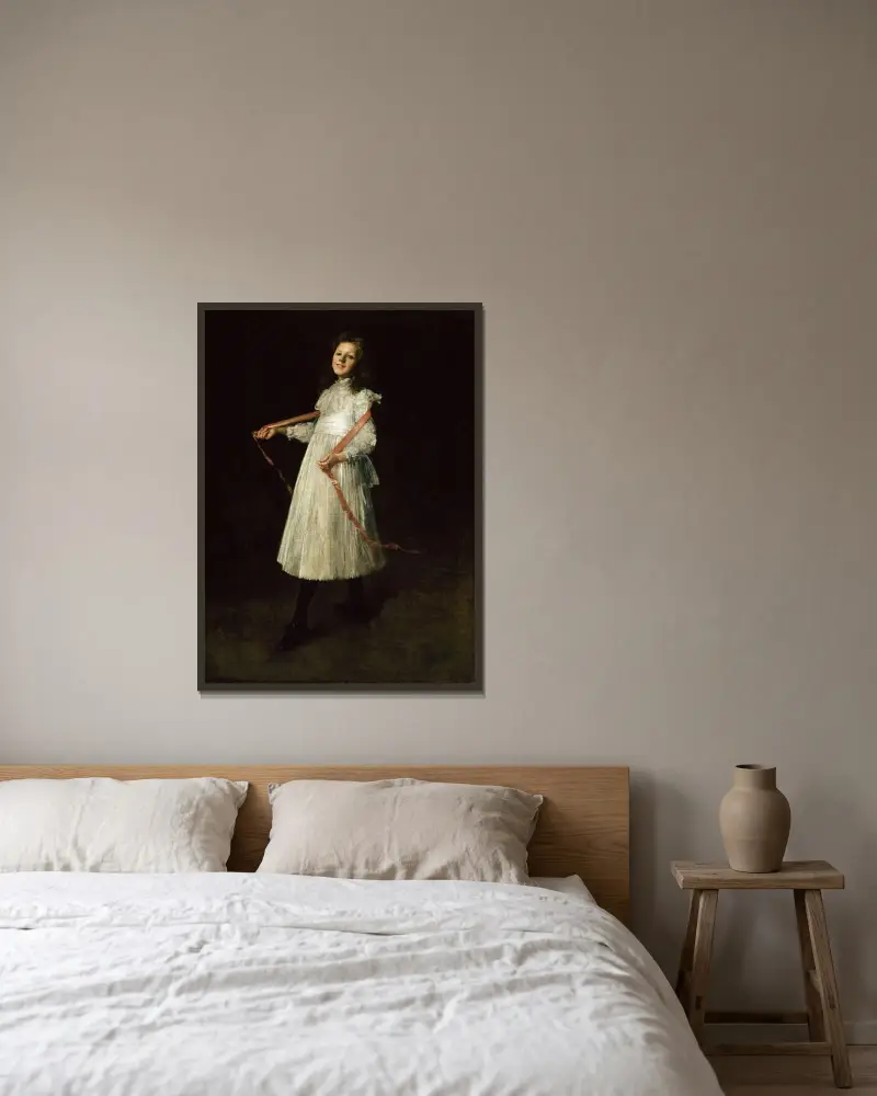 Alice von William Merritt Chase gerahmt an einer Wand