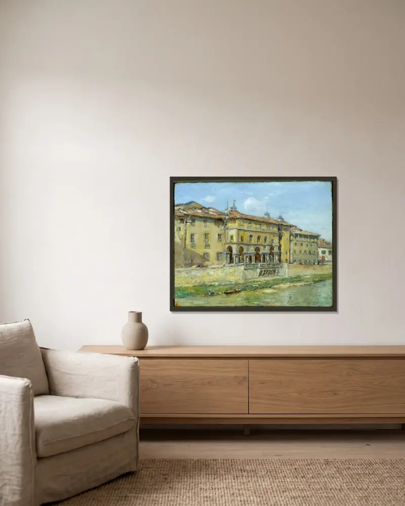 Florencja, William Merritt Chase w ramie na ścianie