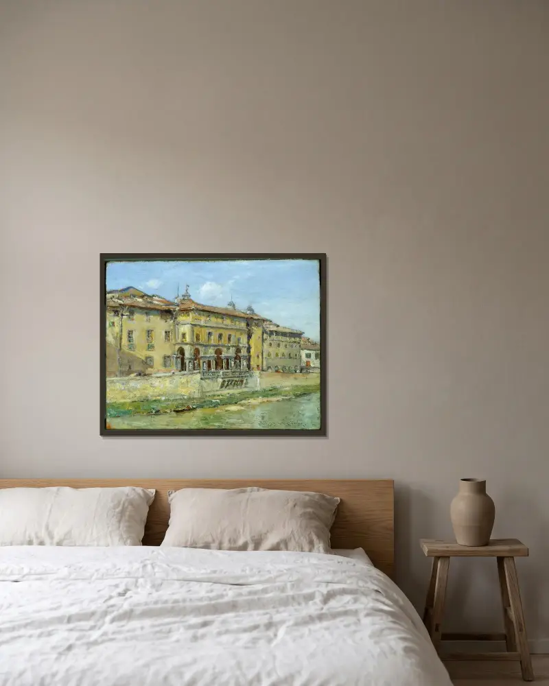 Florencja, William Merritt Chase w ramie na ścianie