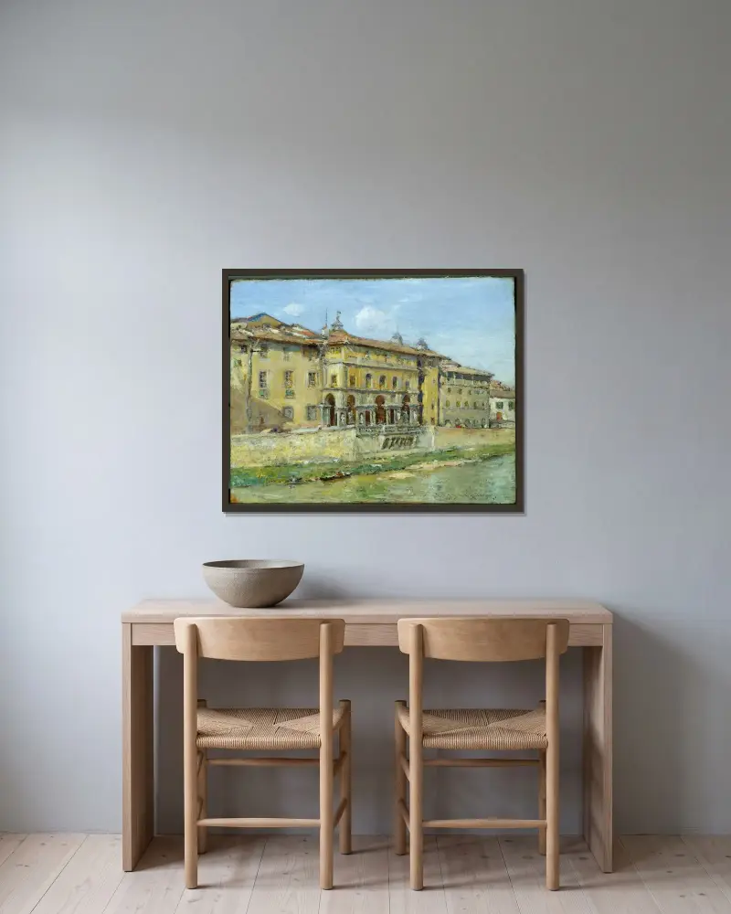 Florencja, William Merritt Chase w ramie na ścianie