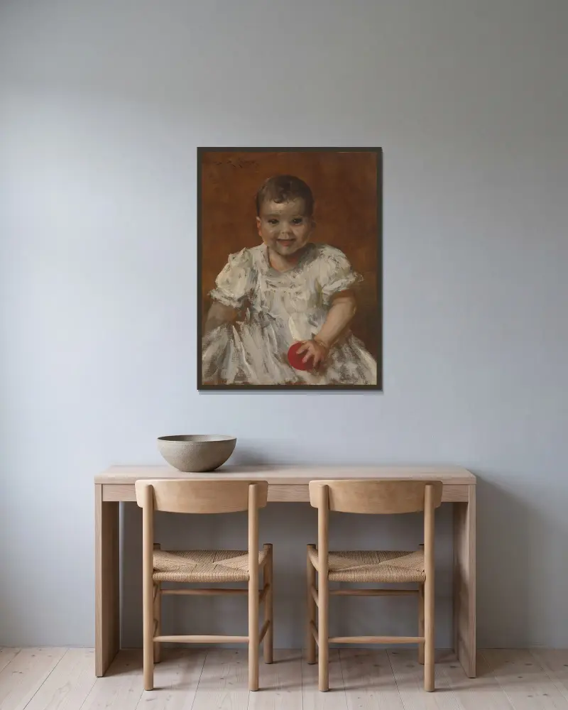 Roland, William Merritt Chase v rámu na stěně