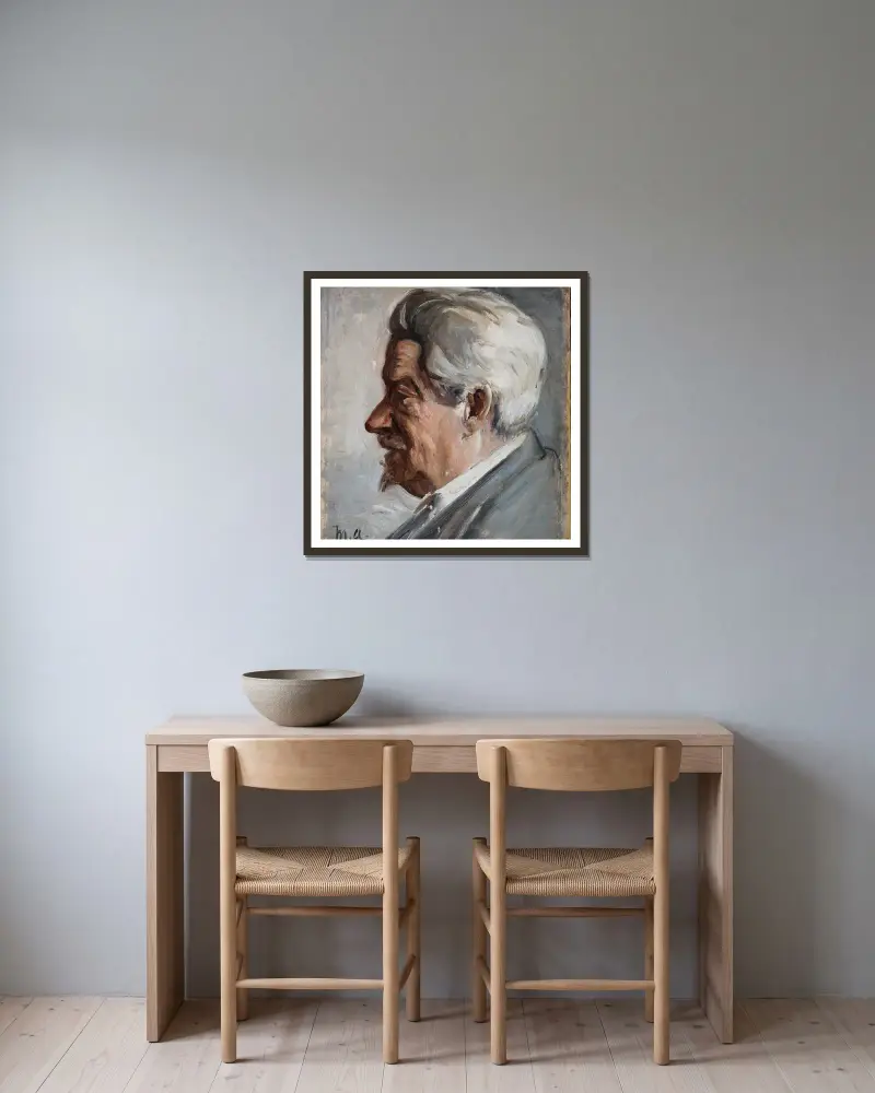 Georg Brandes, Michael Ancher v rámu na stěně
