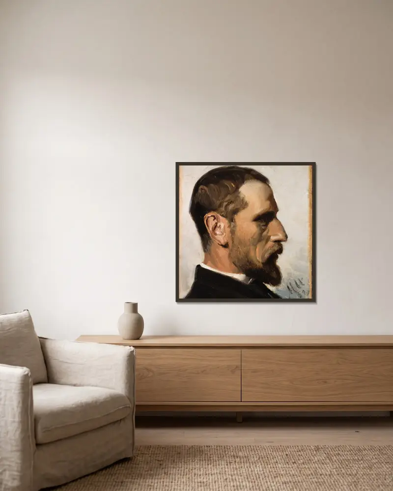 Laurits Andersen Ring, Michael Ancher v rámu na stěně