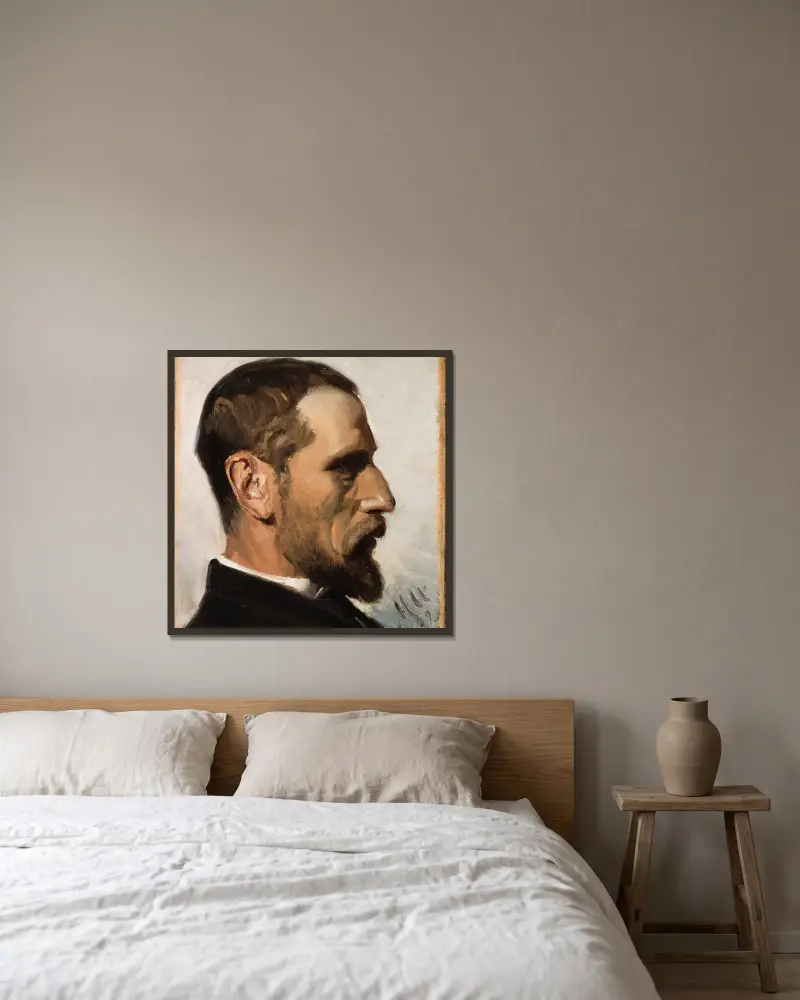 Laurits Andersen Ring, Michael Ancher v rámu na stěně