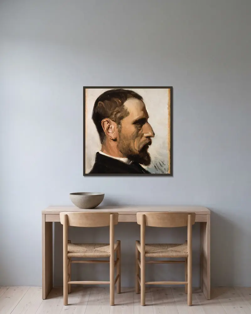 Laurits Andersen Ring, Michael Ancher v rámu na stěně