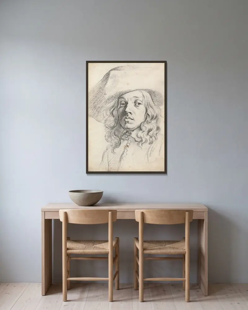 Jan van den Enden, Michael Sweerts v rámu na stěně