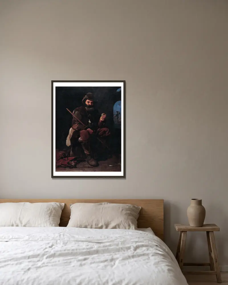 Starý poutník, Michael Sweerts v rámu na stěně