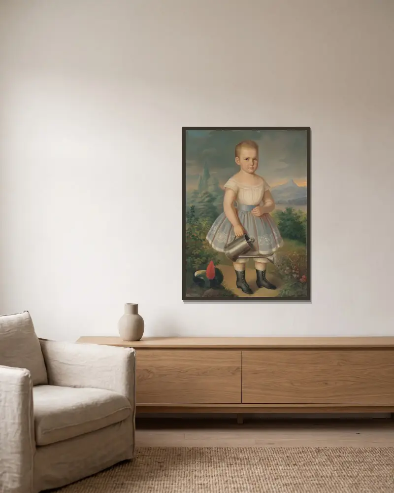 Portret Berco Lokšanský, Peter Michal Bohúň w ramie na ścianie